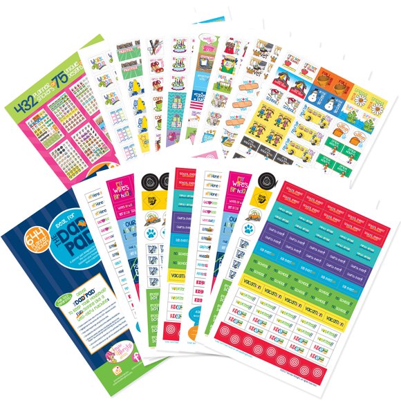 Ensemble d'Autocollants pour Planificateur d'Événements / 100 Événements / Choisissez Votre Ensemble (Autocollants pour Maman + Papa)