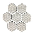 thumbnail image 7 of Renovators Supply Matte Black Grade A Porcelain Mosaic Hexagon Kitchen or Bathroom Floor Wall Tile 19.3 SQ FT w/23 of 10.25" x 11.8" Tile-Sheets, 7 of 7