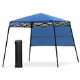 thumbnail image 2 of Gymax 7x7 FT Slant Leg Pop-up Canopy Tent Shelter Adjustable Portable Carry Bag Blue, 2 of 10