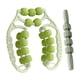 thumbnail image 5 of Rodillos de masaje para espalda, 21 ruedas, 4 ruedas, para entrenamiento de fitness, masajeador de piernas portátil para hombres y mujeres, ideal para Verde, 5 of 8