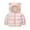 Pink Duck, variant on Godderr Toddler Kids Ears Hooded Down Cotton Coats 1-7Y Cartoon Print Winter Jacket Long Sleeve Short Cotton Coats for Boys Girls Winter Outerwear