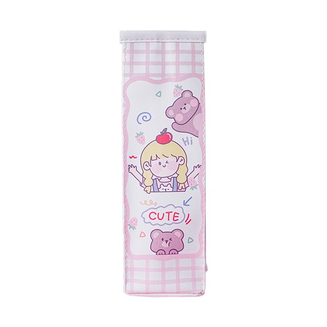 Cartoon Pencil Case Cute Creative Student Stationery Box Large Capacity Office Supplies Storage Organizer Aesthetic Supply for Girls Adults Kids School Supplies for Travel School Teen Girls and Boys