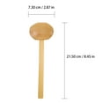 thumbnail image 2 of Worgeous Wooden Soup Spoon Assorted Color With Long Handle 2PCS, 2 of 8