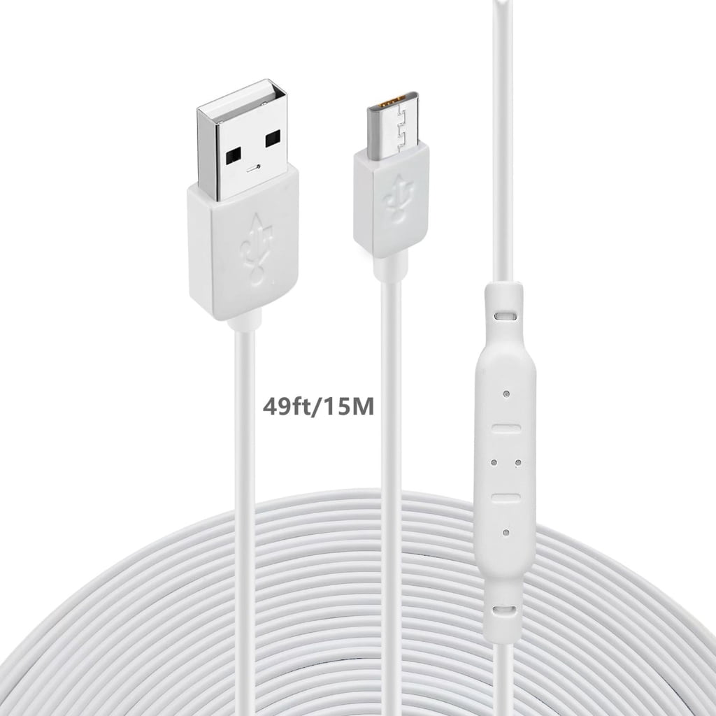 WINDLAND Super Long USB to Micro USB Charging Cable for Thermometer / Camera Long Durable Charger Wire 393.7in/590.55inch
