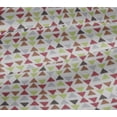 thumbnail image 5 of oneOone Viscose Jersey Fabric Triangle Ikat Print Fabric BTY 60 Inch Wide, 5 of 5