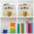 thumbnail image 6 of FREEAMG Autumn Pumpkin Festival Thanksgiving Day Storage Bin for Toy Storage Basket Dirty Clothes Sundries Office Home Closet Organizer Waterproof Laundry Basket, 2 PCS, 6 of 7