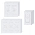 thumbnail image 1 of veasfak 2x20Pcs Plaques Murales, Scellants de Sortie, Isolants de Sortie pour Bascule, 1 of 9