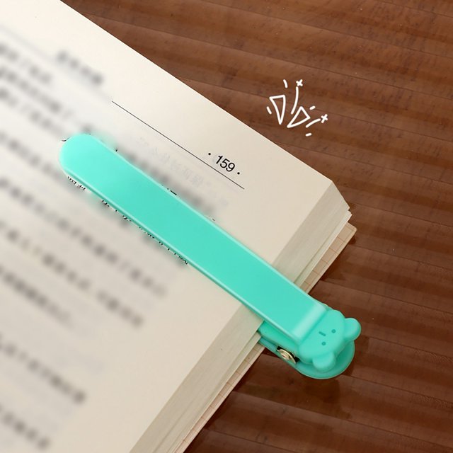 Boreal Craft Silicone Bookmark Automatic Bookmark Cartoon Silicone Bookmark Automatic Bookmark Follows You To Bookmark For Book Lovers Readers Teachers Craft Table Foldable Crafts for Girls Ages 8-12