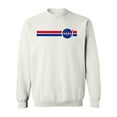 thumbnail image 2 of NASA Nasa Red Blue Logo  Sweatshirt Men -NASA Designs, Male x-Large, 2 of 4