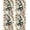 Green Pink Ivory, Pattern 1, variant on Design&I 8'x10' Washable Area Rug Snake Gothic Serpent Botanical Vintage Watercolor Distressed for Dining Room, Large Office, Lounge, Snag-Free