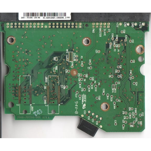 WD2500BB-22GUC0, 2061-701266-200 AG, WD IDE 3.5 PCB