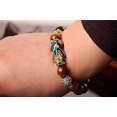 thumbnail image 5 of Pulsera de riqueza YONGSHENG de obsidiana ojo de tigre con cuentas de piedra mano coche, 5 of 5