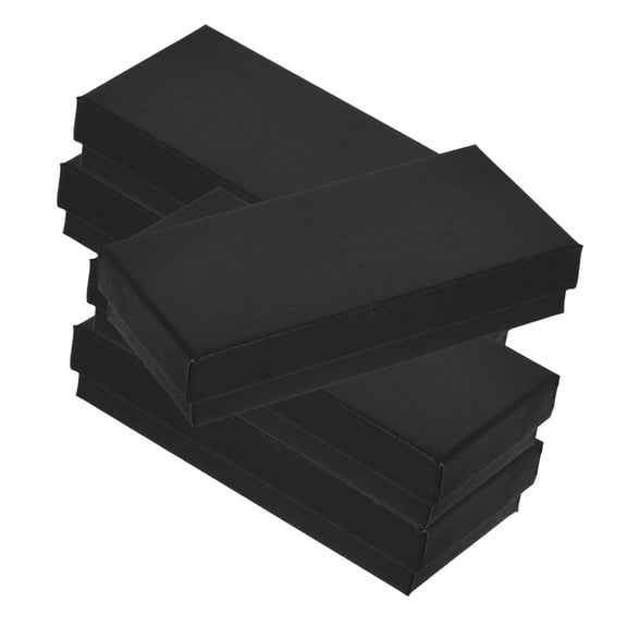 5pcs Kraft Square Cardboard Present Boxes for Watch Retail Bangle Wrist Bracelet Jewelry Packaging Storage