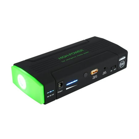 30000mAh Portable Car Jump Starter, Multi-function Emergency 12V Battery Power Auto Start Power LED Power Bank USB Charger for Cellphone Tablet