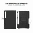 thumbnail image 2 of Feishell Case For Samsung Galaxy Tab S9 FE 5G 10.9 Inch/Galaxy Tab S9 11 Inch 2023, Armor Heavy Duty Anti-falling Rugged Double Military Grade Heavy Duty Shockproof Case with Kickstand,
Black, 2 of 5
