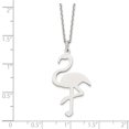 thumbnail image 4 of Finest Gold Sterling Silver Polished Flamingo Necklace, 4 of 4