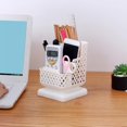thumbnail image 4 of Kitchen Home Makeup Desktop Plastic 3 Slots Storage Organizer Divider Box 16*11.5cm, 4 of 5