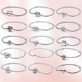 thumbnail image 2 of Pulsera de plata de ley 925 auténtica para mujer, brazalete de ratón de disney, pulsera de puntada, abalorio original, joyería de moda, 2 of 4