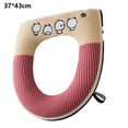 thumbnail image 2 of Asiento de inodoro con asa de elevación de tapa Asiento de inodoro con cremallera lavable y estirable, 2 of 5