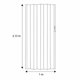 thumbnail image 3 of puerta plegable de pvc 2.15 x 1 m, 3 of 4