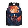 thumbnail image 1 of Goofa The Nightmare Before Christmas Pattern Large Capacity Backpack – Padded Laptop Compartment, Ergonomic Design for School, Work, Travel, and Outdoor Activities, 1 of 8