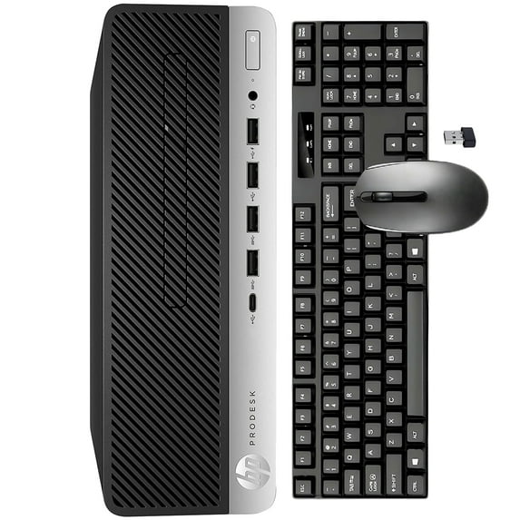 Restored HP ProDesk 600 G3 SFF Home Office Desktop Computer Home/Office PC, Intel Core i7 up to 4.20 GHz, 32GB DDR4 RAM, 512GB SSD, Windows 10 Pro - Black/Silver - (Refurbished)
