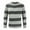 Gray, variant on Fall Sweaters for Men Clearance, Autumn Winter New Round Neck Color Matching Personality Trend Men's Striped Sweater