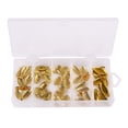 thumbnail image 2 of 50Pcs Fishing Spinner Blades Fly Hook Spoon Lures Rings Artificial Craft Silver, 2 of 9