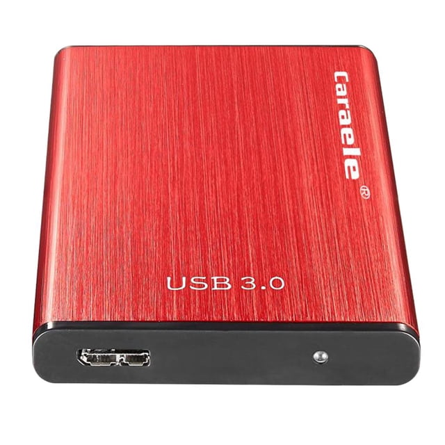 Caja de disco duro móvil de disco duro externo USB3.0 de alta rojo 1T Baoblaze Disco duro móvil