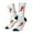 2 Black-2, variant on Koi Fish Corals,Spring Summer Print Adult Socks for Men & Women,Calf Socks, Ankle Socks,Boots Socks,Breathable Casual Sock,Unisex Crew Socks