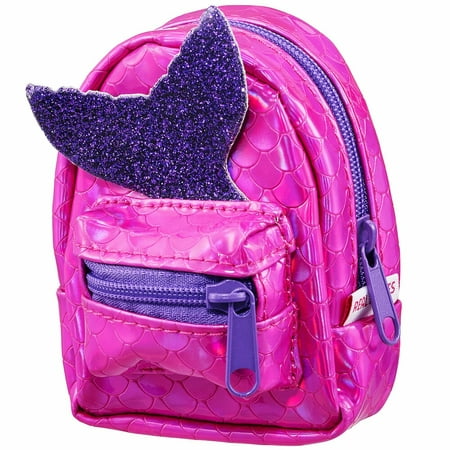 Shopkins Shimmering Pink with Fish Tail Real Littles Backpack with 6 ...