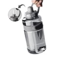 thumbnail image 4 of Botella de agua deportiva portátil, taza de paja de plástico de gran capacidad para exteriores, botella de almacenamiento de agua para Fitness, gris, 2L YUNYI BRAND  Deportes, 4 of 8