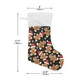 thumbnail image 2 of Ryvnso Christmas Stockings Gingerbread Man Christmas 17.7" Large Stocking Decoration 2 Pack, 2 of 7