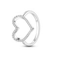 thumbnail image 1 of 925 Silver Stackable Vintage Leaf Ring For Women Crystal S925 Bowknot Rings Original Finger Rings Anniversary Retro Jewelry YFR074 8, 1 of 6