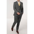 thumbnail image 2 of Mens Gray Windowpane Check Tweed Suit, 2 of 3