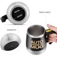 thumbnail image 4 of Magnetic Mixing Mug, Self Stirring Coffee Mug, Stainless Steel Self Magnet Mug For Coffee Tea Hot Chocolate Milk Cocoa Protein (Black), 4 of 6