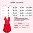 thumbnail image 5 of Sinleey Robe de Patinage Artistique Scintillante pour Filles Enfants avec Strass Contemporain Lyrique Ballet Danse Robe Bleu Royal 16, 5 of 5