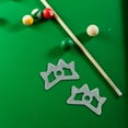 thumbnail image 5 of HEALEEP 2 Pcs Pont de Billard Métal Argent pour Usage Stable en Club, 5 of 5