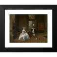 thumbnail image 2 of Arthur Devis 18x14 Black Modern Framed Museum Art Print Titled - Mr and Mrs Atherton, 2 of 5