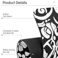 thumbnail image 3 of Black and White Pattern Design Kitchen Sink Splash Guard, Silicone Sink Faucet Mat Dry Out the Kitchen Bathroom, 3 of 7