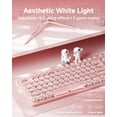 thumbnail image 4 of Teclado mecánico inalámbrico SEUNKWANG TK950 de 104 teclas, rosa, 4 of 9