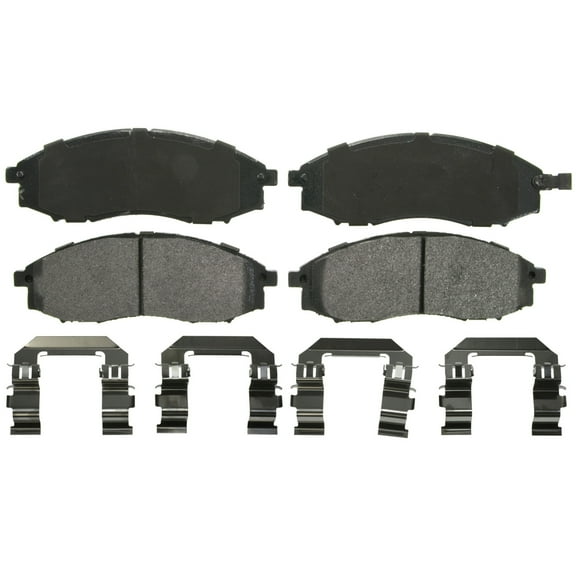 Wagner QuickStop ZX830A Semi-Metallic Disc Brake Pad Set Fits select: 2003-2004 NISSAN FRONTIER, 2002-2004 NISSAN XTERRA