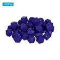 thumbnail image 3 of Uxcell 17 mm Hexagonal Silicone Beads, Polygonal Beads Bulk, Dark Blue 30Pcs, 3 of 7