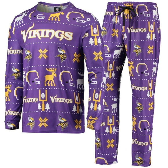 Ensemble de Pyjama Laid pour Hommes Minnesota Vikings NFL Wordmark