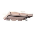 thumbnail image 2 of Costway Swing Top Cover Canopy Replacement Porch Patio Outdoor 66''x45'', 2 of 11