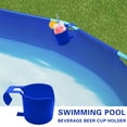 thumbnail image 3 of OYIGU 4 Pack Pool Cup Holders, Poolside Cup Holder for Above Ground Swimming Pool, Pool Cup Holders for Drinks, Clip-On No-Spill Cup Holders for Poolside Round Top Bar, 3 of 6