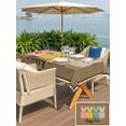 thumbnail image 4 of Easter Outdoor Tablecloth - 52x70 Inch Rectangle Dining Table Cover, Colorful Bunny Spring Cartoon Cute Rabbits Brown Waterproof Outdoor Table Cloth with Umbrella Hole & Zipper for Picnic/Patio/Party, 4 of 7