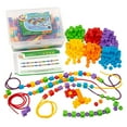 thumbnail image 2 of Kids First Math: Lacing Beads Math Kit with Activity Cards, 2 of 7