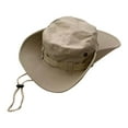 thumbnail image 1 of Delayuji Hiking Hat for Women Western Cowboy Boonie Hybrid Stretch Large Wide Brim UV Sun Block Packable Gentle Hand Wash Camping Outdoor Summer Fisherman Hat, 1 of 2