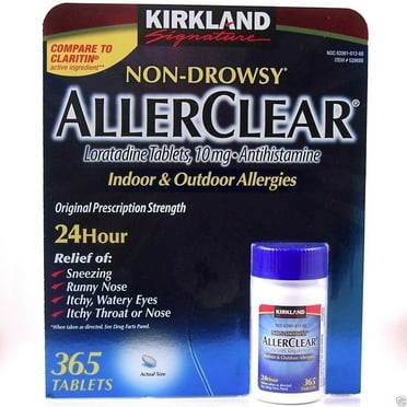 KS Non Drowsy AllerClear Loratadine 10mg 365 Tablets - 2 Pack